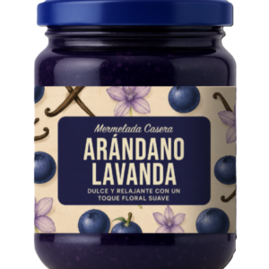Mermelada Casera de Arándano y Lavanda