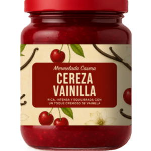 Mermelada Casera de Cereza y Vainilla